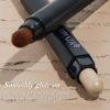 Picture of LUXAZA Cream Single Eyeshadow Stick with Blending Brush, Hypoallergenic Eye Shadow Stick Makeup, Pro Waterproof & Long Lasting Eye Brightener Stick, Eyeshadow Pencil Crayon Matte #85