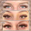 Picture of Yawamica Brown Lash Clusters Fluffy Eyelash Extension 10-16mm Individual Lashes D Curl Eyelash Clusters 40D+50D+70D Volume 300pcs Cluster Lashes Pestañas Pelo a Pelo DIY Lash Extension at Home