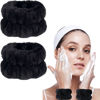 Picture of Taocar 2pcs Wrist Bands for Washing Face, Face Washing Wristbands, Arm Wrist Towels for Washing Face, Spa Face Wash Wristbands, Absorbent Wristbands for Washing Your Face, Stretchy Wrist Wash Bands