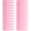 Picture of Large Detangling Wide Tooth Comb for Curly, Wet/Dry Hair - Styling, Shampoo and Detangling Comb (Pink)