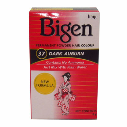 Picture of Bigen Powder Hair Color - Dark Auburn #37