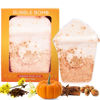 Picture of Pumpkin Spice Latte Bath Bomb for Women & Girls (Giftable Packaging) - Natural Relaxing Fall Bubble Bombs - Luxury Vanilla, Coffee, Cinnamon & Pumpkin Scented