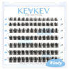 Picture of Lash Clusters 84 Pcs Cluster Lashes Eyelash Clusters DIY Cluster Eyelash Extensions Individual Lashes Soft and Comfortable (Windy,D-8-16mix)