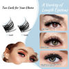 Picture of Lash Clusters 84 Pcs Cluster Lashes Eyelash Clusters DIY Cluster Eyelash Extensions Individual Lashes Soft and Comfortable (Windy,D-8-16mix)