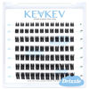 Picture of Lash Clusters 84 Pcs Cluster Lashes Eyelash Clusters DIY Cluster Eyelash Extensions Individual Lashes Thin Band & Soft(Drizzle,D-8-16mix)