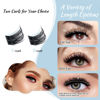 Picture of Lash Clusters 84 Pcs Cluster Lashes Eyelash Clusters DIY Cluster Eyelash Extensions Individual Lashes Thin Band & Soft(Drizzle,D-8-16mix)