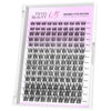 Picture of VEYESBEAUTY Lash Clusters Individual Eyelash Extensions Thin & Invisible Band DIY False Eyelashes for Self-application Newbie's Five-Second Series Wispy Lash Tray, LuxeBold 8-16mm Mixed Length