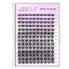 Picture of VEYESBEAUTY Lash Clusters Individual Eyelash Extensions Thin & Invisible Band DIY False Eyelashes for Self-application Newbie's Five-Second Series Wispy Lash Tray, LuxeBold 8-16mm Mixed Length