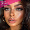 Picture of Eliace False Eyelashes Natural look Cat Eye Lashes Wispy Strips 3D Mink Lashes Fake Eyelashes Faux Fluffy,Winged Fox Eyelashes, Soft Thin Band Comfortable Reusable False Lash 13MM,15 Pairs Rosa Style
