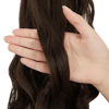 Picture of OMGREAT Long Claw Clip in Ponytail Extensions Synthetic Thick Hairpieces 24Inch Pony Tail for Women with a jaw Claw Medium Brown