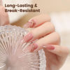 Picture of JODSONE 15ml Nail Glue Gel 5 in 1 for Nail Tips Long Lasting Extension Glue for Clear Nail Tips and Clear Press on Nails, Nail Repair Treatment, Salon Art DIY at Home Need U V Light Cured