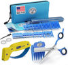 Picture of CALMING CLIPPER® - The Silent, Gentle Haircutting Kit for Children with Autism and Sensory Sensitivity - Includes Barber Cape (21pcs RH + Sharpener)