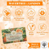 Picture of Wavertree & London Sicilian Orange Scented Natural Soap (2 Bars), 7oz Moisturizing French Triple Milled Soap Bars enriched with shea butter - Pure Plant Oil Bath & Body Soap for All Skin Types