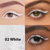 Picture of evpct 1Pcs White Color Gel Glitter Eyeliner Pencils Set for Women Waterline Waterproof Smudge Proof lapiz de ojos delineador de ojos contra el agua Eye Liner Makeup,02# White