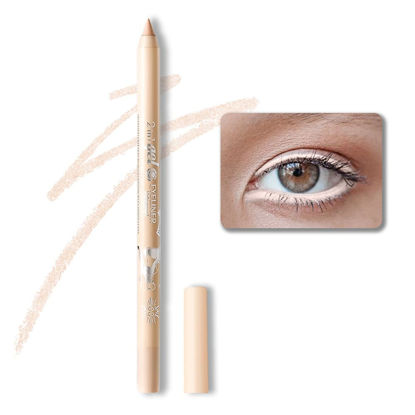 Picture of evpct 1Pcs Nude Color Gel Glitter Eyeliner Pencils Set for Women Waterline Waterproof Smudge Proof lapiz de ojos delineador de ojos contra el agua Eye Liner Makeup,03# Nude