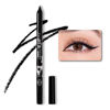 Picture of evpct 1Pcs Black Color Gel Glitter Eyeliner Pencils Set for Women Waterline Waterproof Smudge Proof lapiz de ojos delineador de ojos contra el agua Eye Liner Makeup,01# Black