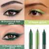 Picture of evpct 3Pcs Shimmer Emerald Green & Light Green & Shimmer Dark Green Gel Glitter Eyeliner Pencils Set for Women Waterproof Smudge Proof lapiz de ojos delineador de ojos contra el agua Eye Liner Makeup