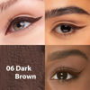 Picture of evpct 1Pcs Dark Brown Color Gel Glitter Eyeliner Pencils Set for Women Waterline Waterproof Smudge Proof lapiz de ojos delineador de ojos contra el agua Eye Liner Makeup,06# Dark Brown