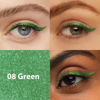 Picture of evpct 2Pcs Blue & Green Color Gel Glitter Eyeliner Pencils Set for Women Waterline Waterproof Smudge Proof lapiz de ojos delineador de ojos contra el agua Eye Liner Makeup