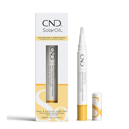 Picture of CND SolarOil Essential Care Pen, Moisturizes and Conditions Nails, Natural Blend Of Jojoba, Vitamin E, Rice Bran and Sweet Almond Oils, Pack Of 1, 0.08 oz. (Packaging may vary)