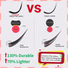 Picture of Mink Lashes Wispy False Eyelashes Cat Eye Lashes Natural Look Fluffy 3D Strip Fake Eyelashes Pack by Geeneiya, Long-lasting, Ultra-light, CC Curl Lash Extension Effect
