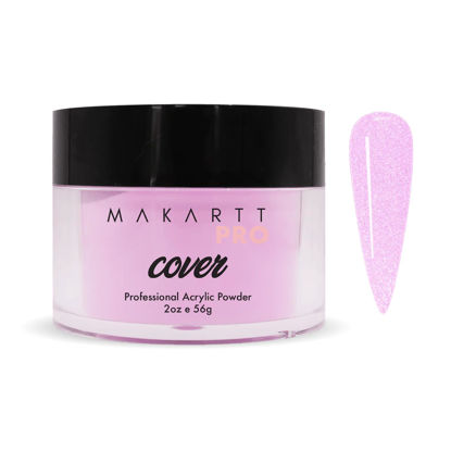 Picture of MakarttPro Acrylic Powder - 56g/2oz Acrylic Nail Cover Powder for Nail Extension, Perfect Acrylic Powder for Professional Salon and Private Nail Technicians - Color - Pink Pearl