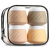 Picture of Gemice Travel Containers for Toiletries, Silicone Cream Jars TSA Approved Travel Size Containers with Clear Bag, Leak-proof Travel Accessories with Lid for Cosmetic Face Body Hand Cream (4 Pack)