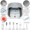 Picture of UNIFULL Collapsible Foot Spa Bath with Heat and Massage Rollers, Bubble, Foot Pedicure Kit, Temperature Control, Red Light, Pedicure Foot Spa, Foot Bath