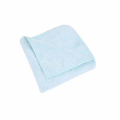 Picture of Laojbaba Microfiber Hair Towel Quick Dry Hair Towel Hair Drying Towels Suitable for All Kinds of Hair Ultra Absorbent Long and Thick Hair 19X39inch Blue (1pcs)