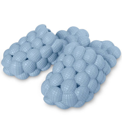 Picture of Massage Bubble Slides for Women Men, Non-slip Summer Bubble Slippers, Soft EVA Foam Golf Ball Slides, Cloud Cushion Thick Sole Spa Slides Slippers for Gym Shower Bedroom Home Sandals
