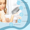 Picture of Silicone Body Scrubber, Exfoliating Silicone Loofah, Soft Silicone Body Shower, 2 in 1 Bath and Shampoo Brush, Body Scrubber Shower Cleaning for Sensitive Skin, Lather Well 2 PCS Grey and Blue