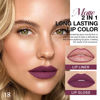 Picture of evpct 1Pcs Dark Plum Lip Stain Paint Matte Lip Liner and Lipstick Set Long Lasting Smudge Proof labiales matte mate larga duracion listip 24 hours a prueba de agua mate 24 horas originales,18#