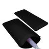 Picture of 2PCS Silicone Heat Resistant Mat Pouch for Hair Straightener, Curling Iron, Flat Iron and Hot Hair Tools Black