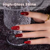 Picture of RARJSM Cat Eye Gel Nail Polish Diamond Dark Black Wine Red Cateye Velvet Glitter Gel Polish 15ml Single Bottle with Magnet Stick UV LED Curing Requires Soak Off for Home Salon Christmas Manicure