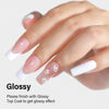 Picture of COSMOO Elegant White Nail Polish, 12ml Ghost White Quick Dry Nail Lacquer, 0.41 fl oz