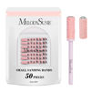 Picture of MelodySusie 50 Pcs Nail Drill Bits Small Sanding Bands with 3.1mm Mandrel Bit, 120 Medium Grit Nail File for Acrylic Nails Gel Manicures and Pedicure, Pink