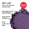 Picture of URBAN DECAY 24/7 Longwear Eyeshadow Single (Set List - Deep Purple Shimmer), High-Pigment Eye Shadow Compact, Smooth & Blendable Colors, Crease-free, Vegan - 0.06 oz