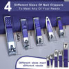 Picture of Manicure Set 30 in 1 Nail Clippers Set,Nail Manicure Kit for Women,RedFlow Toenail Clippers,Pedicure Kit,Pedicure Tools,Suitable for Travel Manicure Tools (Purple)