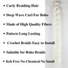 Picture of White Curly Braiding Hair Deep Wave Curly Braiding Hair for Boho Braids Crochet Braids Deep Wave 24 inch