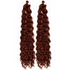 Picture of Ginger Curly Braiding Hair Deep Wave Curly Braiding Hair for Boho Braids Crochet Braids Deep Wave 24 inch