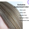 Picture of Gozill Ash Brown Braiding Hair Pre Stretched Kanekalon Braiding Hair Extension 30 Inch Long Synthetic Fake Hair for Braiding