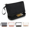 Picture of Ethereal Makeup Bag for Purse, Small Travel Makeup Organizer Bag for Women Daily Double Layer Cosmetic Bag Portable Makeup Brush Bags
