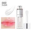 Picture of Hydrating Lip Glow Oil, Lip Oil Gloss Transparent Toot Tinted Nourishing Long Lasting Repairing Lightening Lip Lines (CLEAR) 0.2 OZ