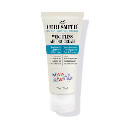 Picture of Curlsmith - Weightless Air Dry Cream - Vegan Leave-In Conditioner for Any Hair Type, Smooths Hair (2fl.oz)