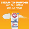 Picture of Arm & Hammer Cream to Powder Foot Deodorant, 24 Hour Protection Odor & Wetness Protection, Apply as Cream Dries to Powder
