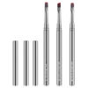 Picture of 3Pcs Nail Art Clean-Up Brushes Set, Cleaning Mistake Polish On Cuticles Angled Round Flat Brush Acetone Resistant For Manicure Painting Design Cleaner Remover Tool Professional DIY