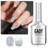 Picture of GAOY Glitter Gel Nail Polish, 16ml Silver Sparkly Gel Polish, Diamond Shiny Glitter Soak Off UV Gel for Nail Art, 1350 Milky Way