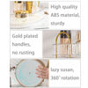 Picture of shuang qing Rotating Makeup Organizer for Vanity 3 Tier, High-Capacity Skincare Clear Make Up Storage Perfume Organizers Cosmetic Dresser Organizer Countertop 360 Spinning （Clear）