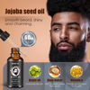 Picture of Varolan Beard Growth and Grooming Kit - Growth Oil (2Oz), Balm, Comb, E-book, Storage Bag, Mustache Mens Gift Set for Him