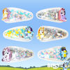 Picture of LUV HER Bluey Hair Accessories For Girls, 6pc Cute Hair Clips with Favorite Bluey Character Charms, Magical Confetti Hair Clips, Ages 3+